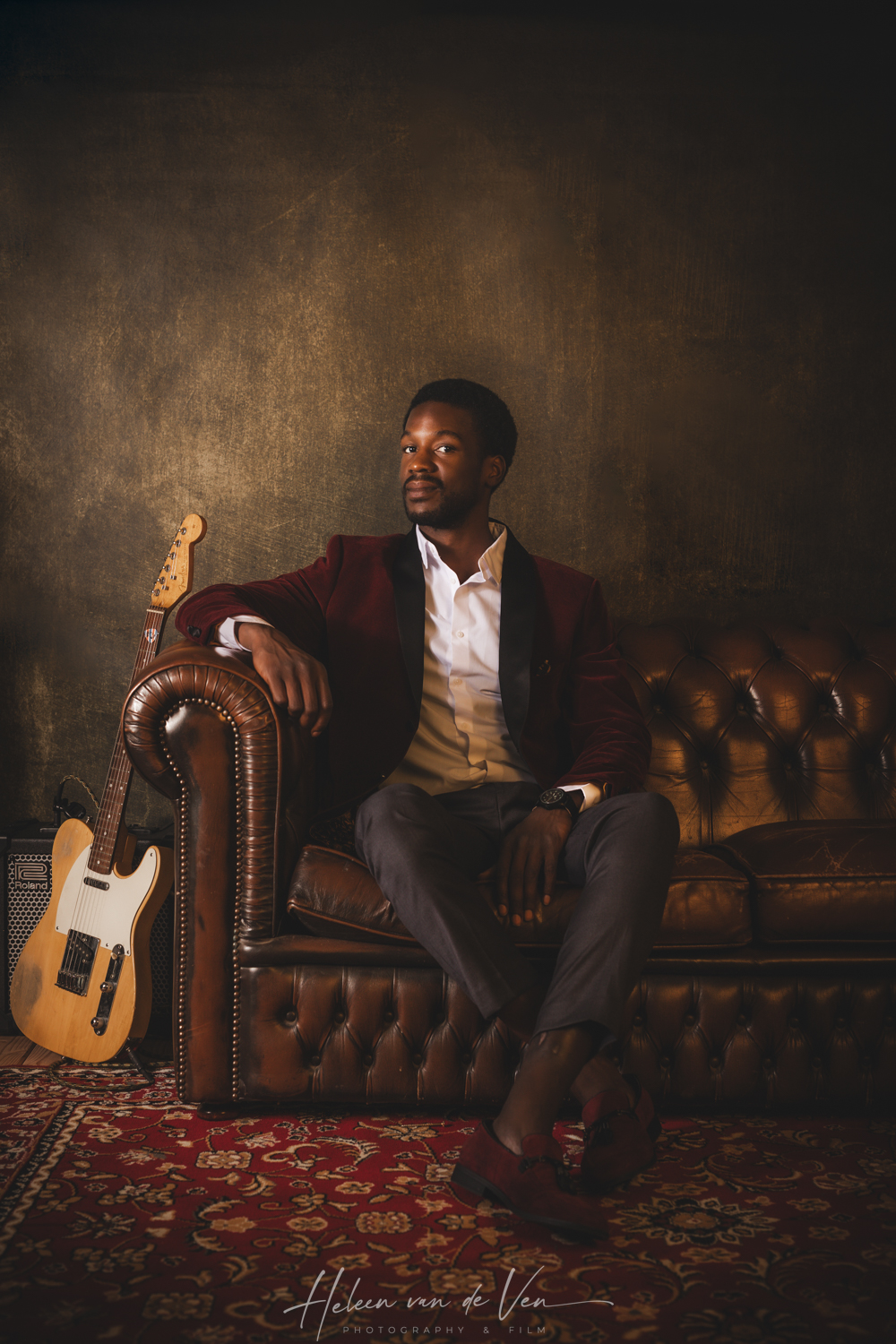 cinematic corporate photography for artist in The Netherlands