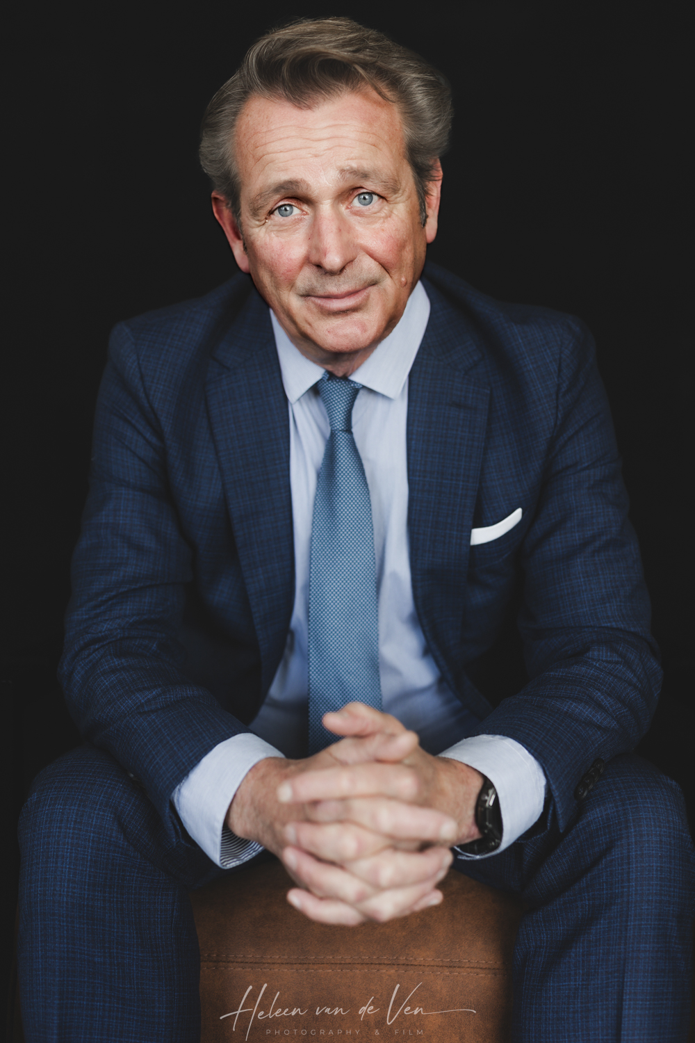 Executive headshot for leadership team in Rotterdam office